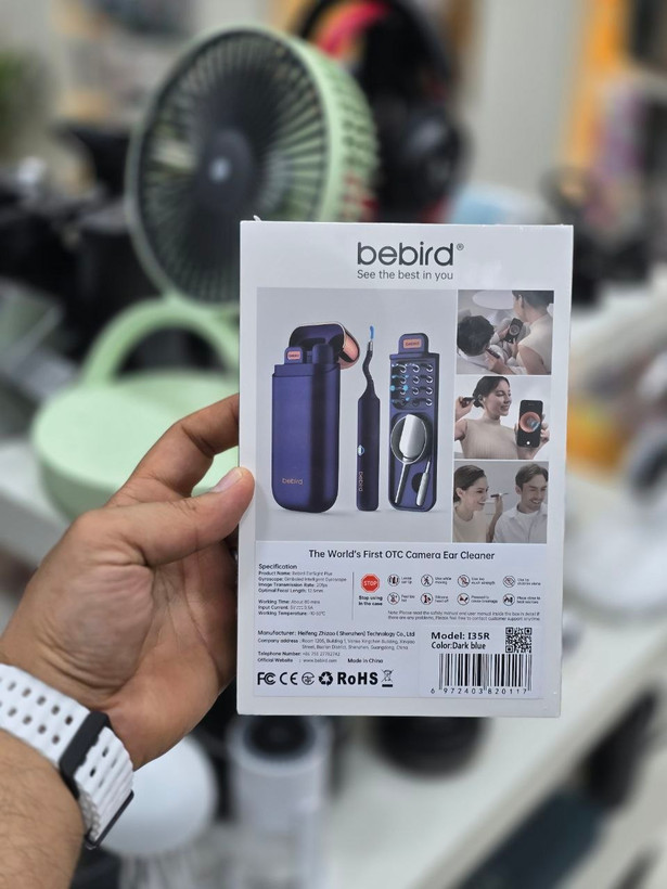 گوش پاک کن هوشمند دوربین دارbebird