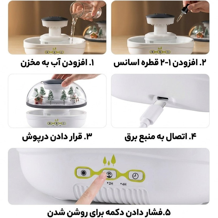 بخور برفی کریسمس